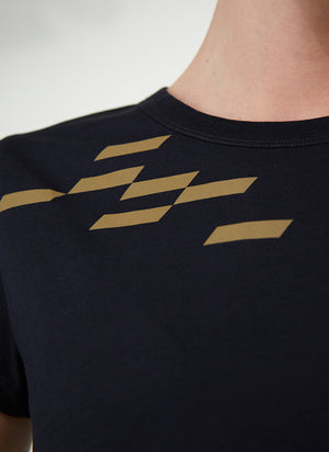 Dashspot T-Shirt Black Gold